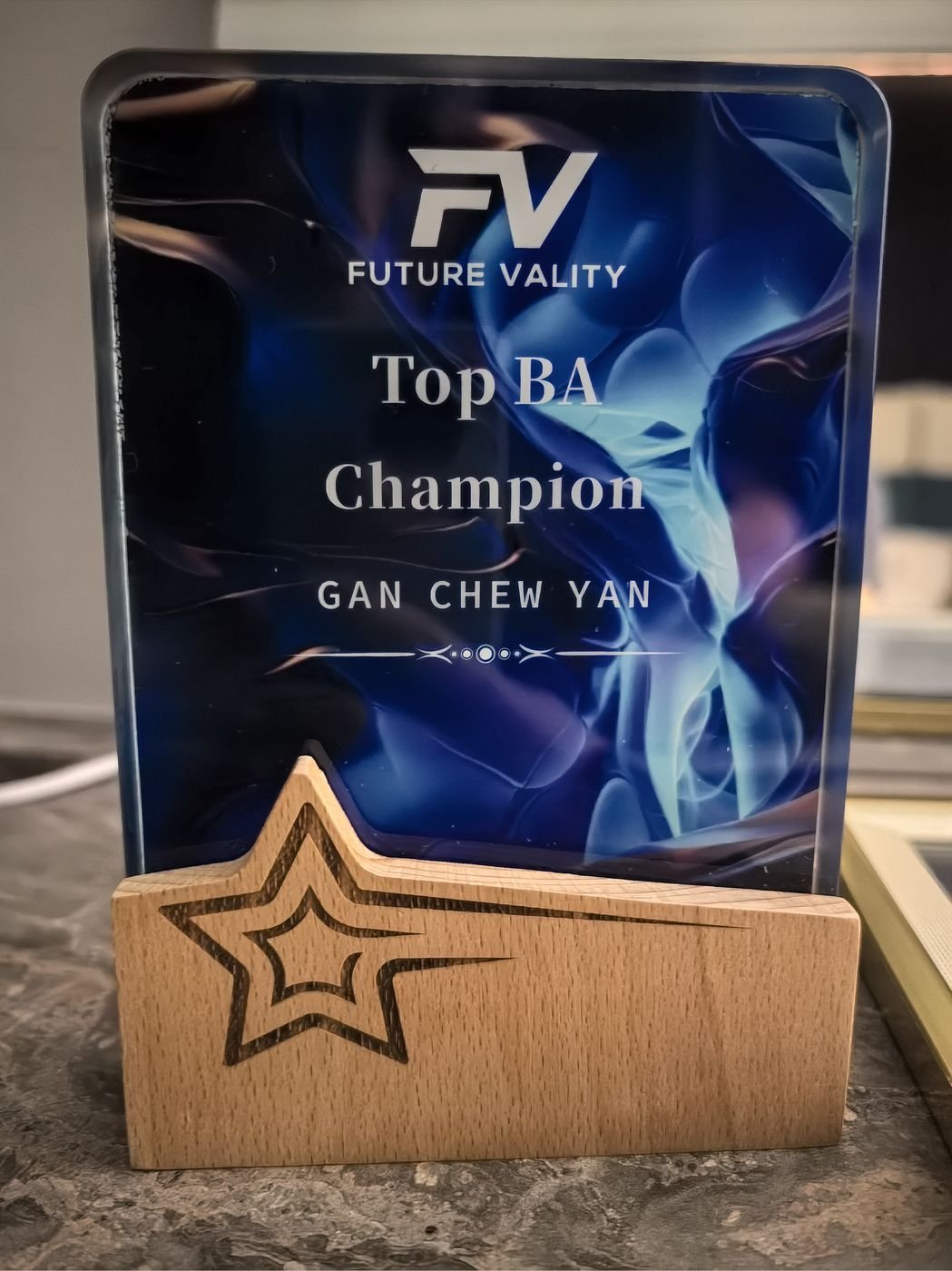 FV Award — Top BA Champion — Karen Advisory
